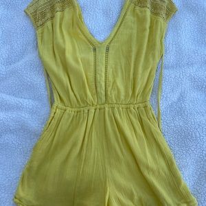 Yellow romper